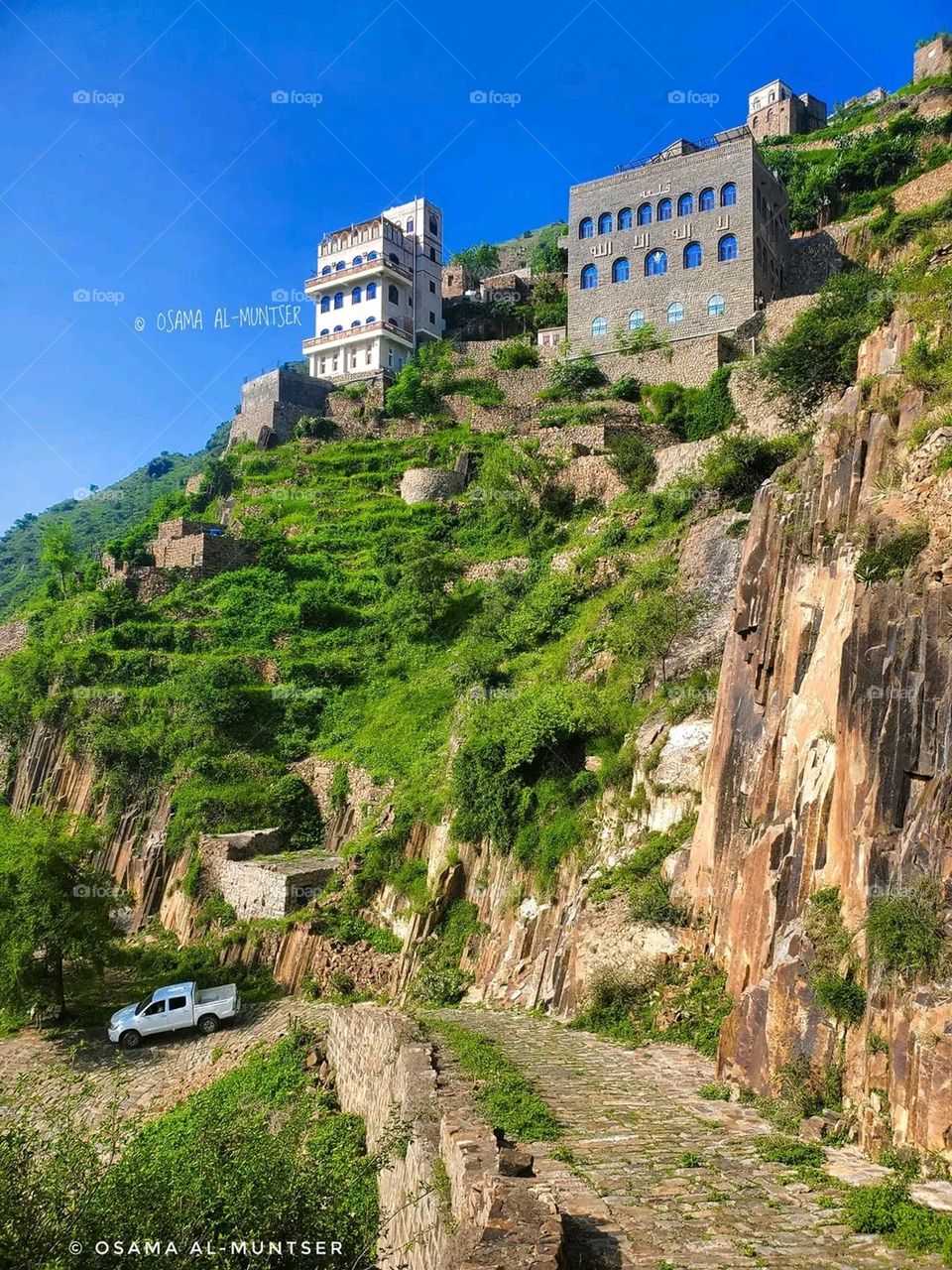 A very beautiful picture, and there is no better picture than it. There is no better picture of green herbs and colorful, red and white roses than it. Glory be to God, the natural and picturesque view, and there is no more wonderful picture than it.