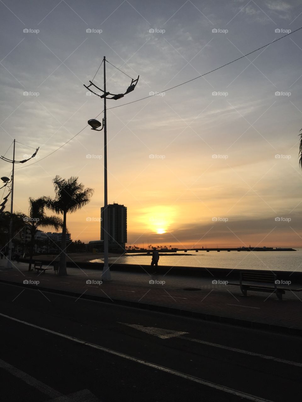 Amanecer desde Lanzarote 