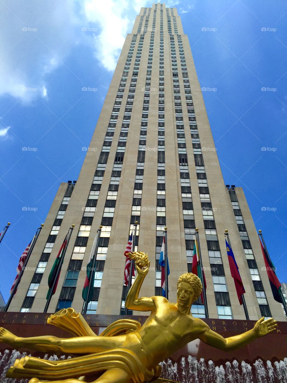 Rockefeller Center. the view from the Summer Cáfe