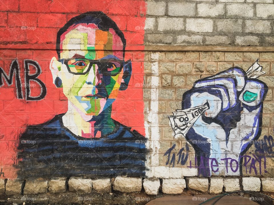 Street art in Bangalore