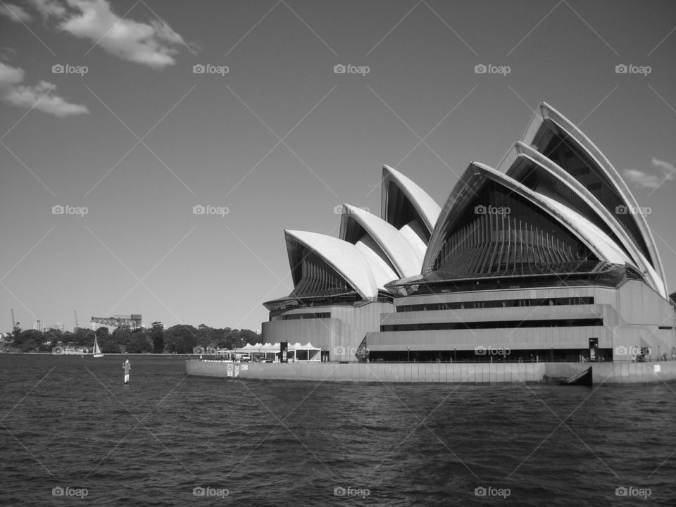 Crusing past the Opera House in Sydney, Australia