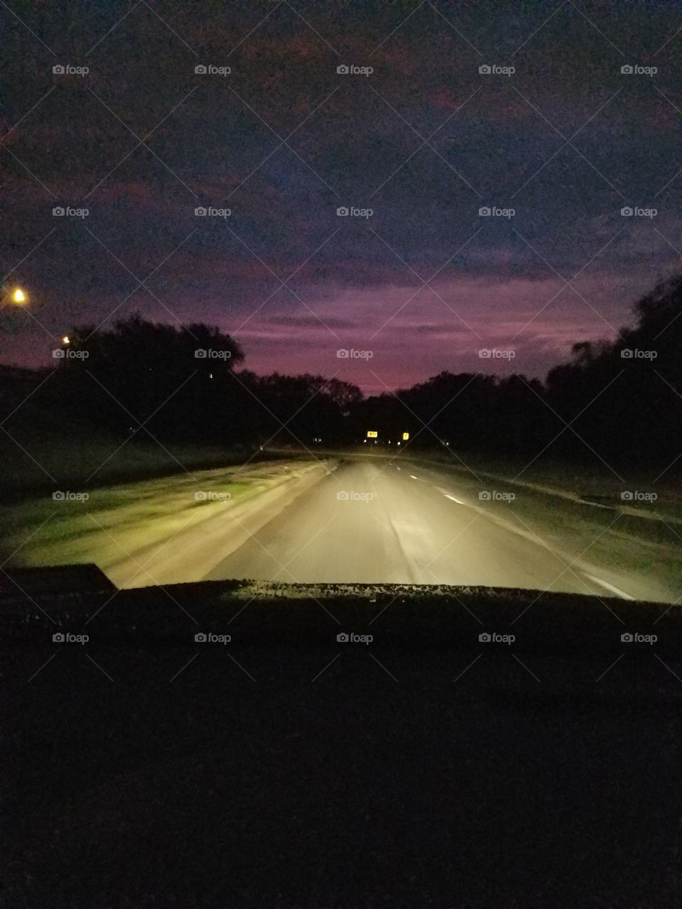 night time in Texas