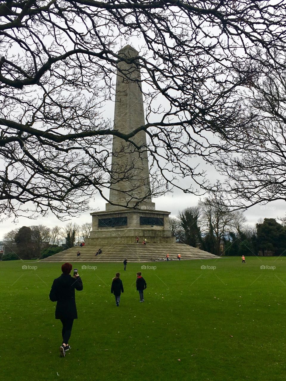 Monument in the park 