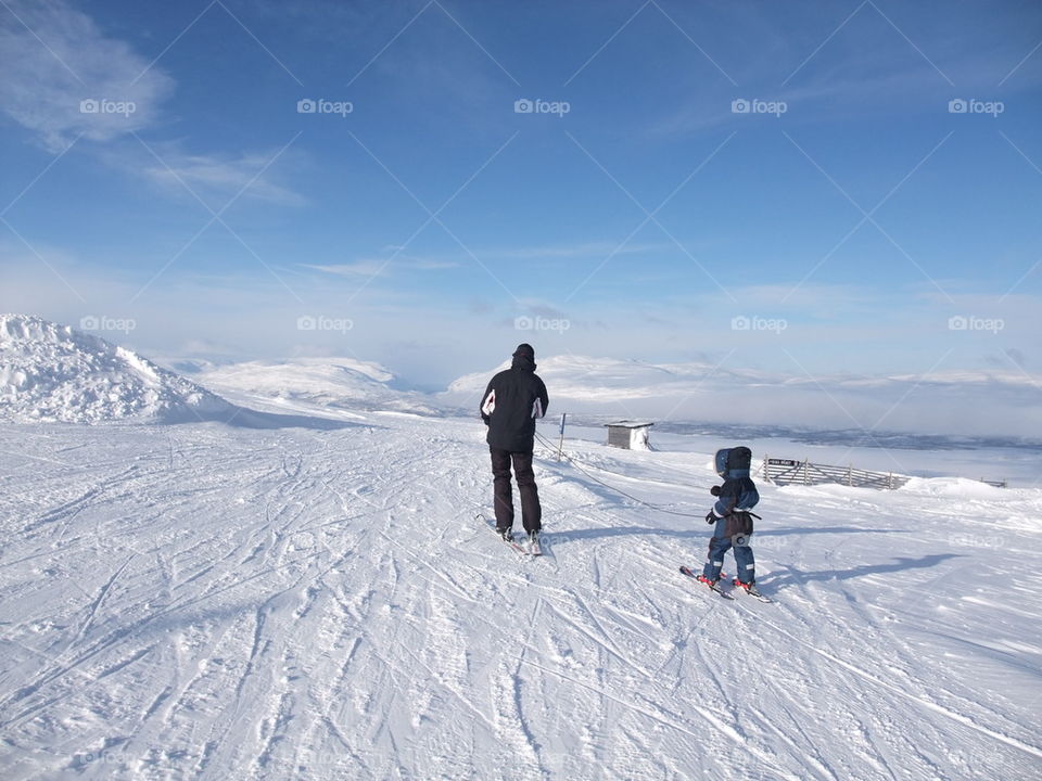 Skiing