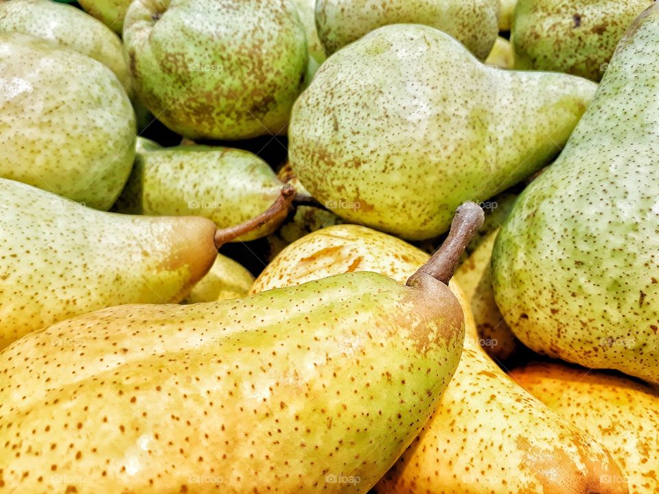 close up of fresh pear