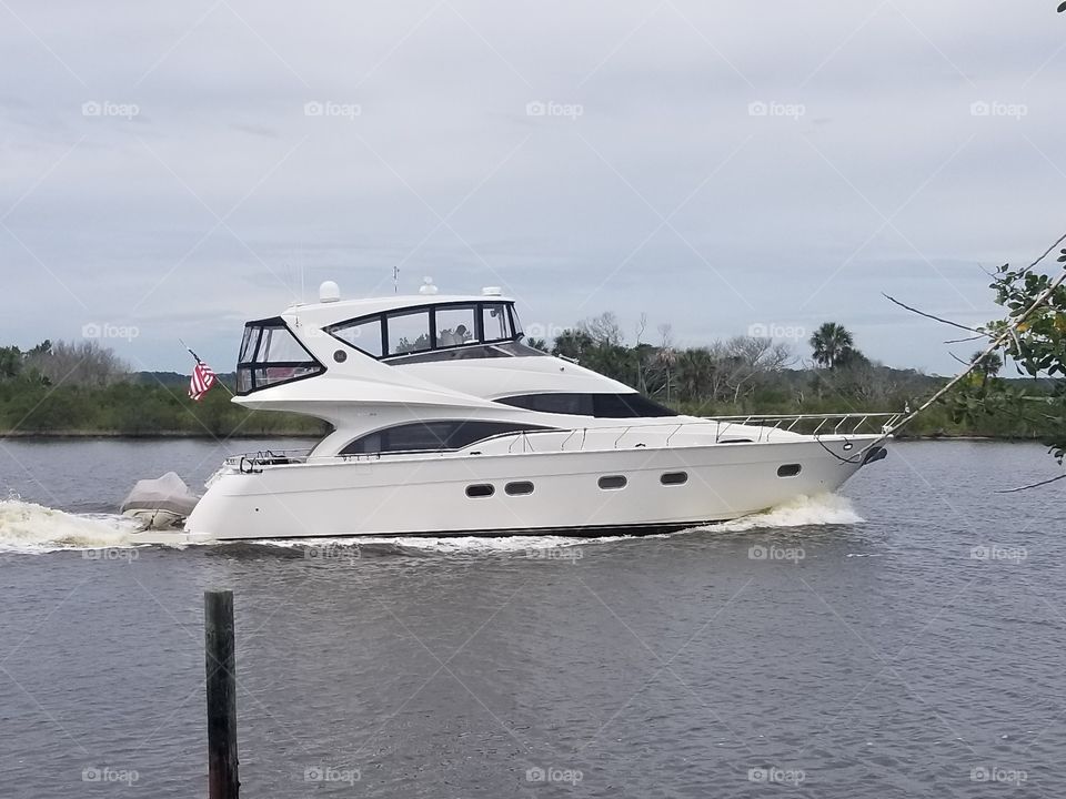 Yacht on the Halifax River