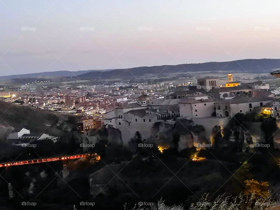 Cuenca at sunset