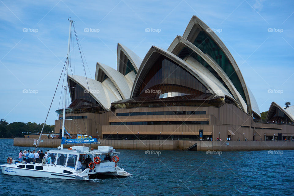 The stunning Sydney Opera house