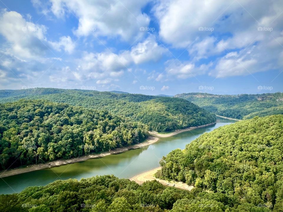 Such an amazing view from an overlook in Kentucky 