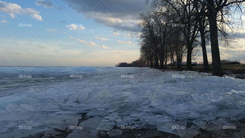 Frozen Lake Erie