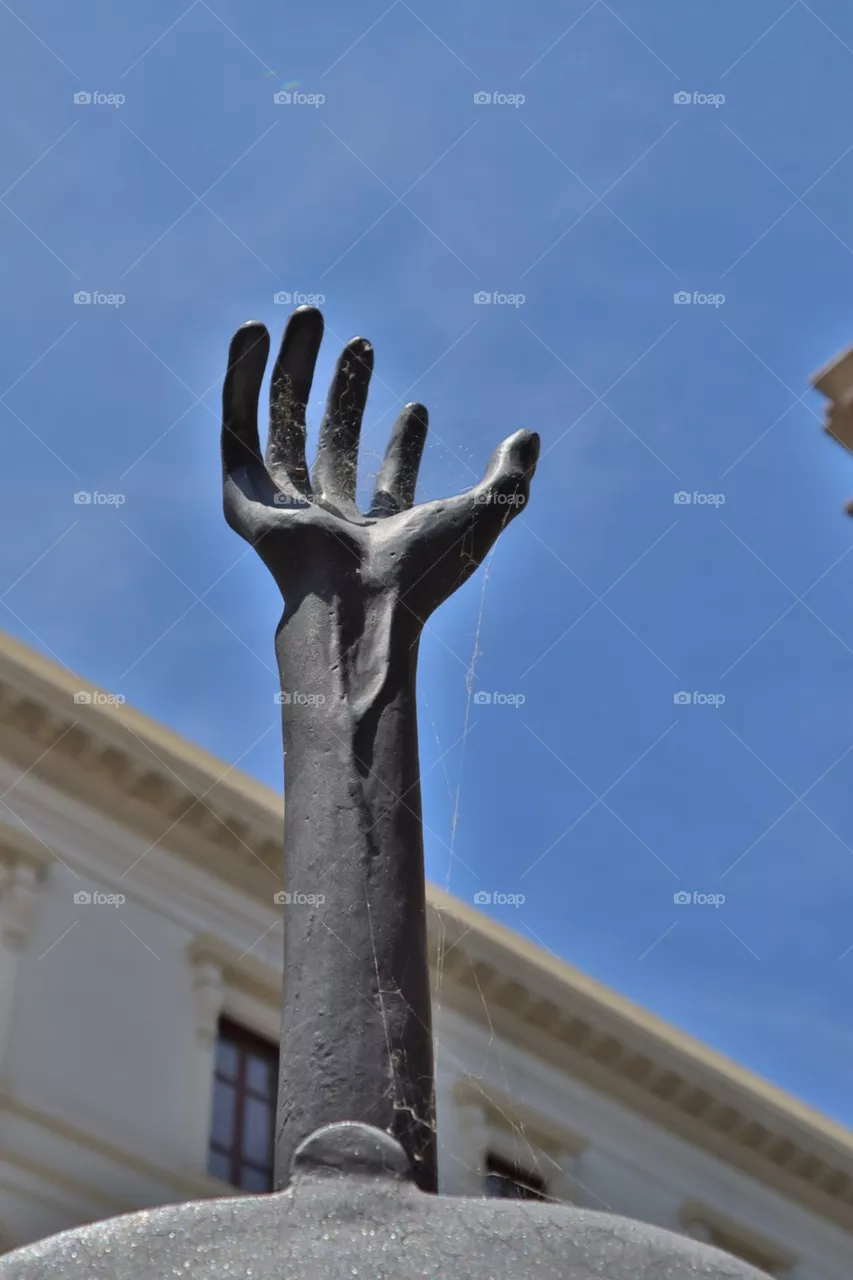 The hand.