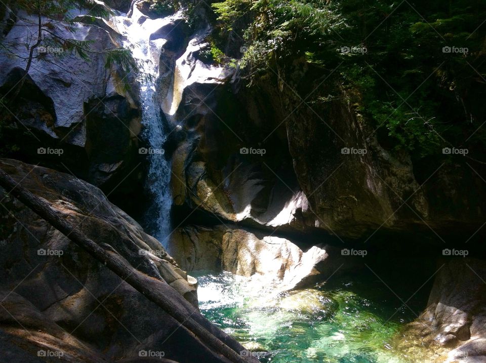 Summertime waterfall 