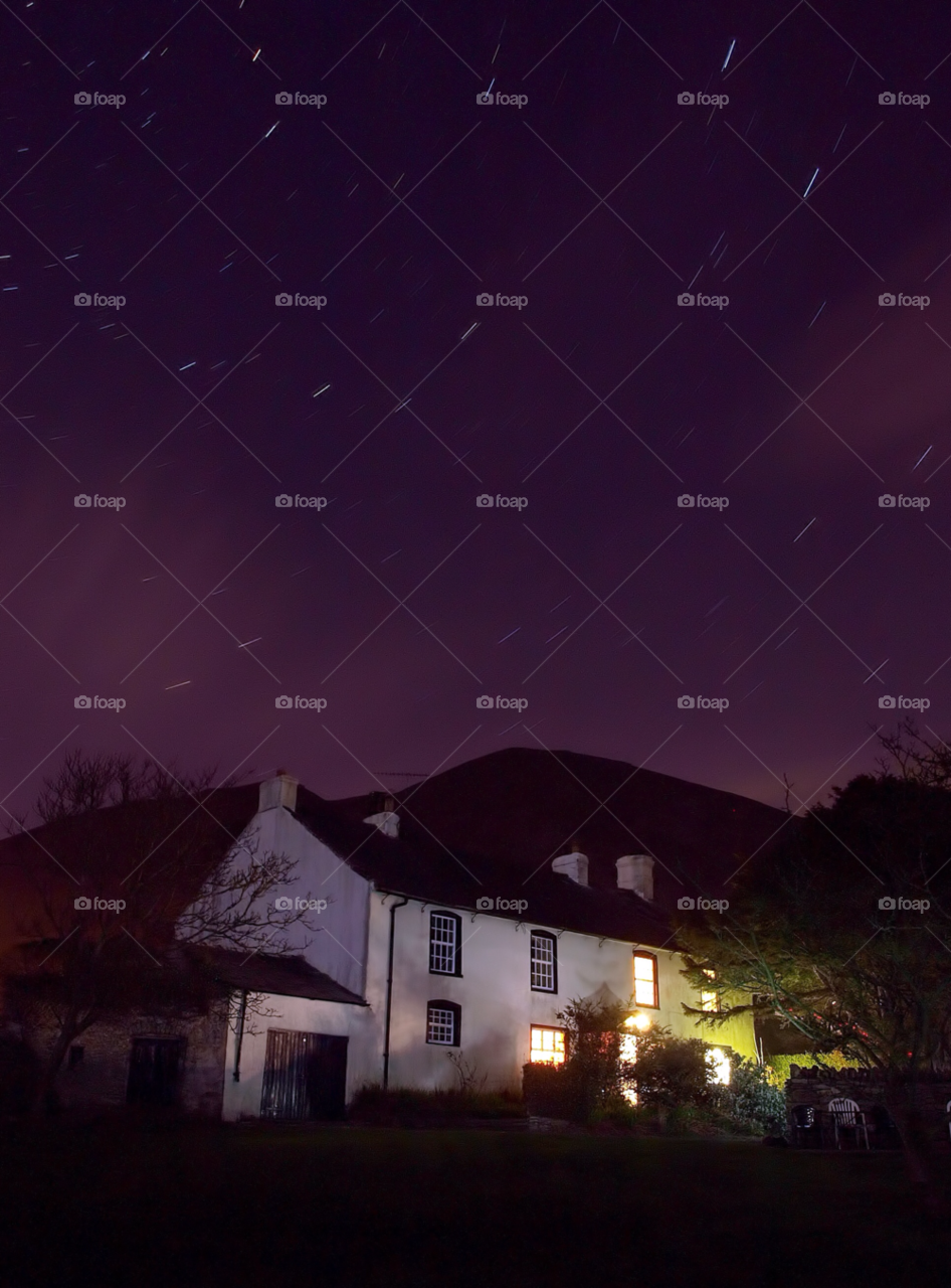 sky mountain trees windows by gregmanchester