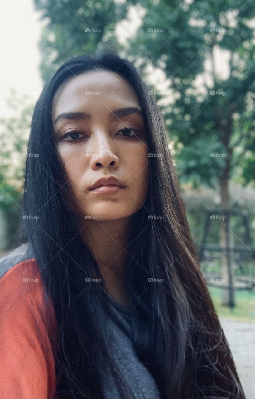 Selfie by using portrait mode first time ever on my phone