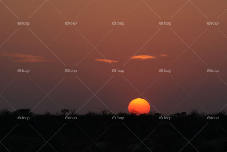 African sunset