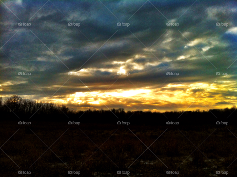 oak creek wi sunset clouds hiking by doug414