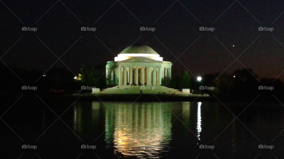 Night Time Across The Potomac
