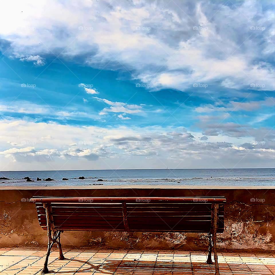 a bench for enjoyment