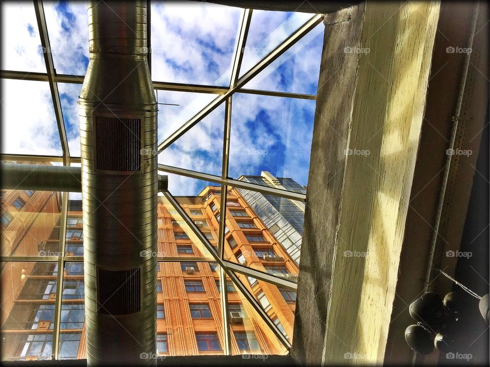 A jail made of stone and glass...
