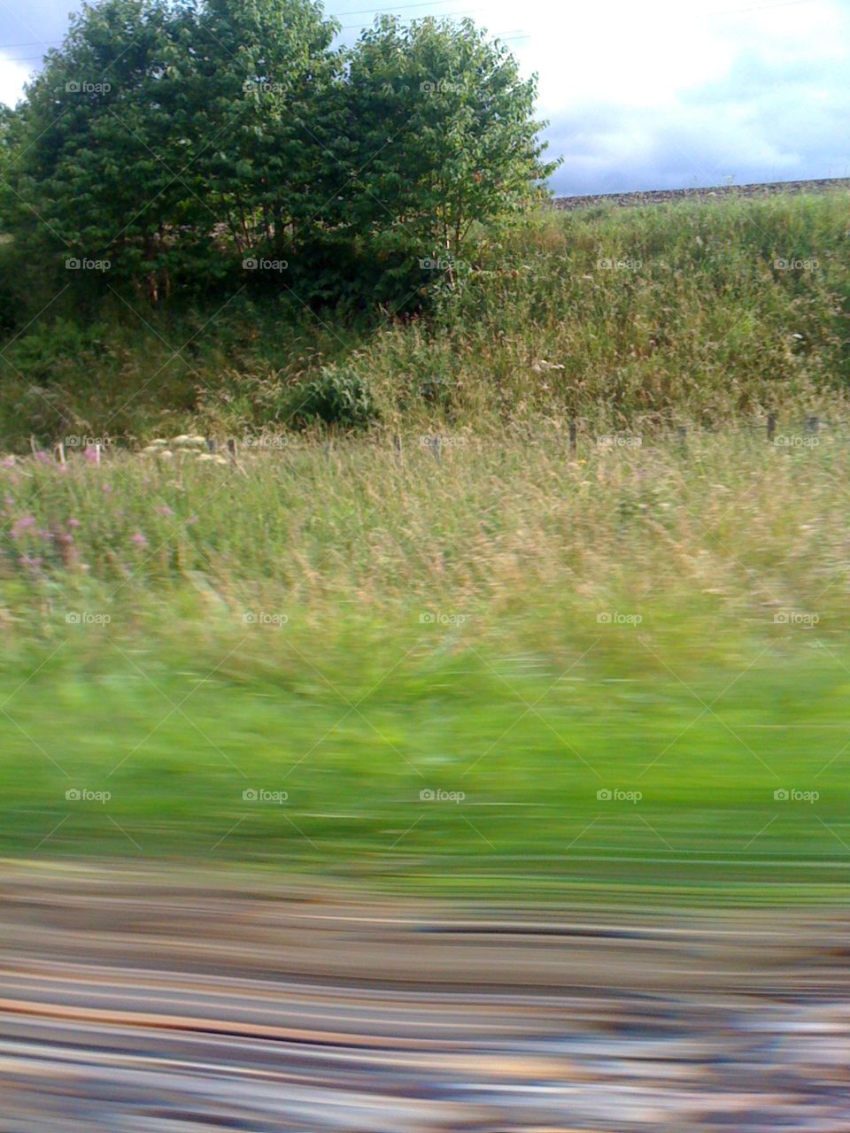 in the train in India