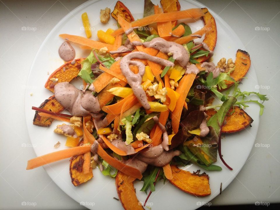 Healthy salad for diner