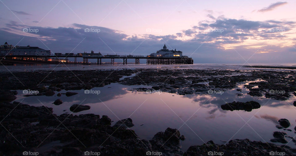 Sunrise at Eastbourne pier