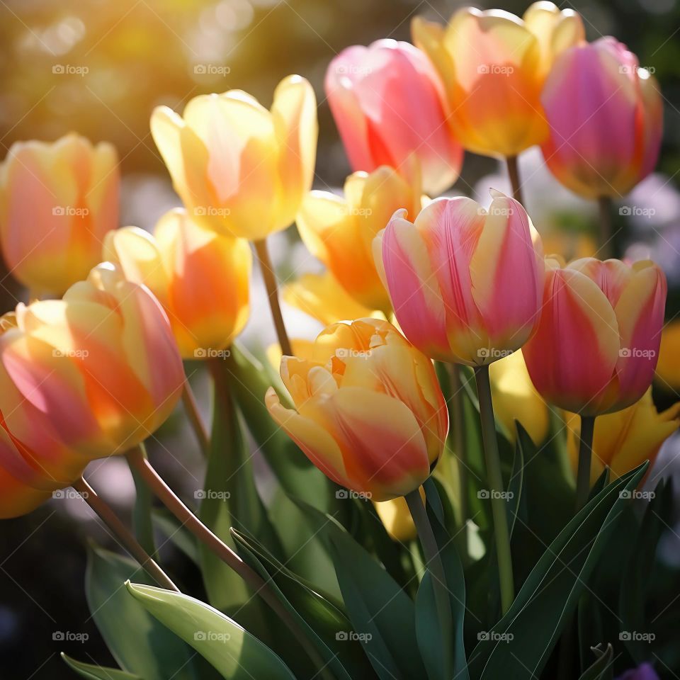 Colorful tulips 