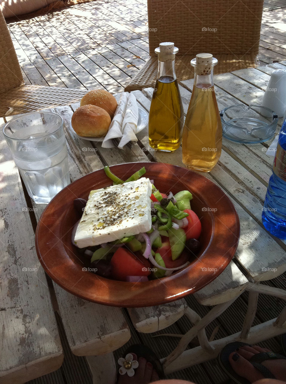 summer salad lunch greek by lenah