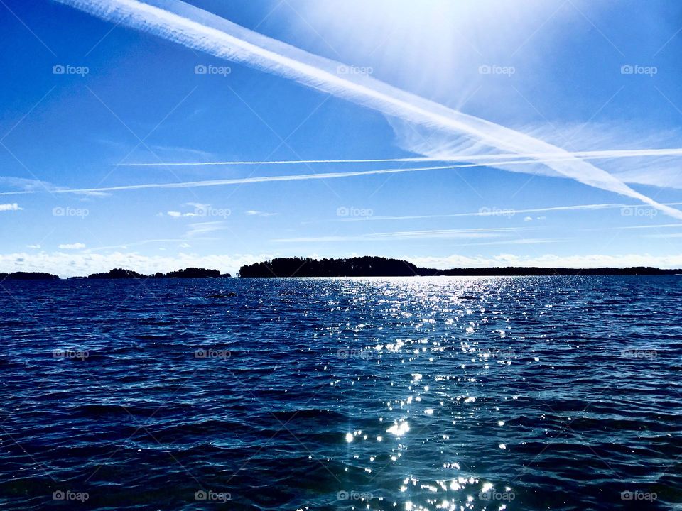 Sunny september day at Helsinki, Finland