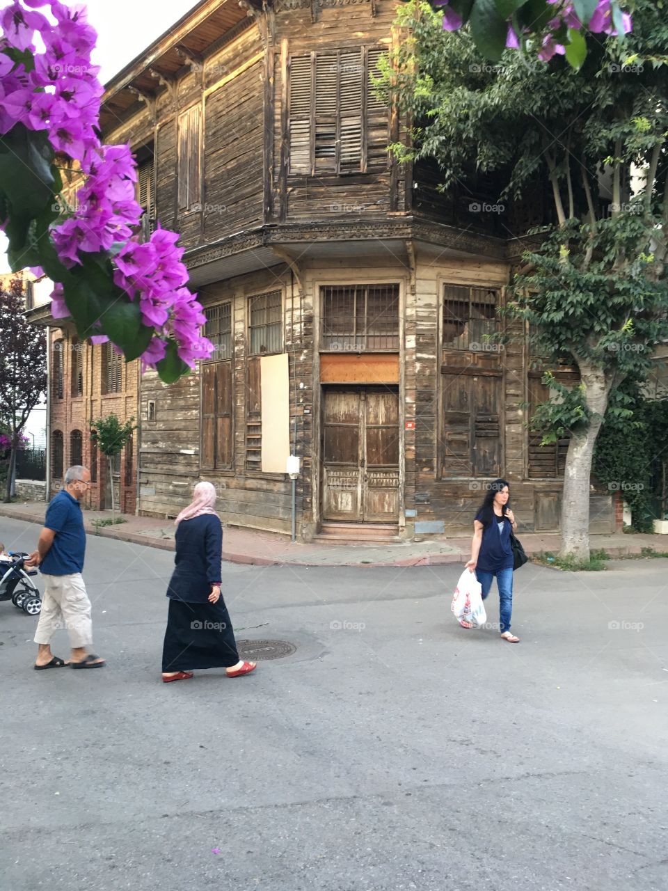 Old style Life , street of island, İstanbul 