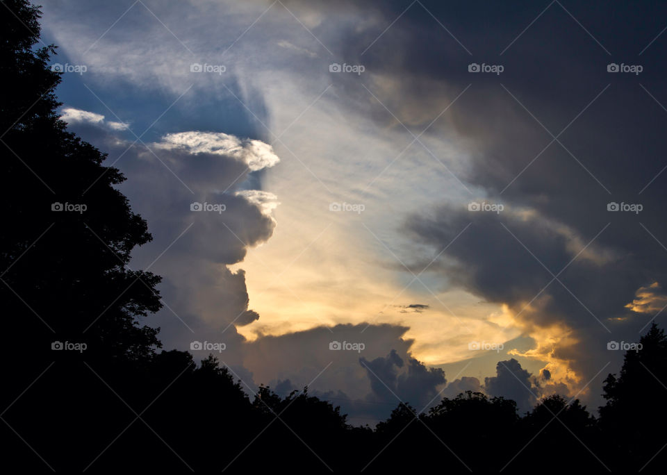 landscape sky sunset clouds by hollyau92
