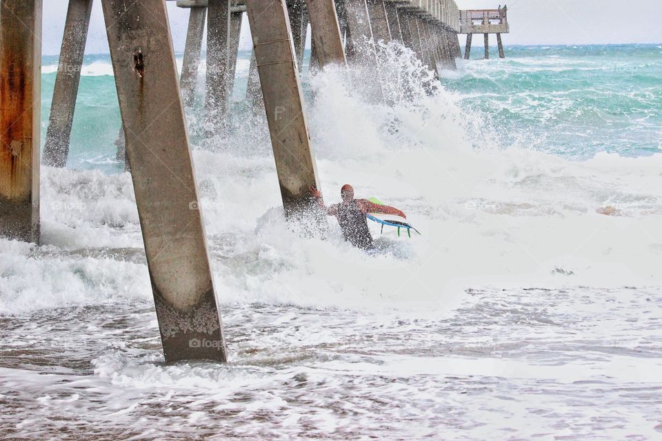 Fighting the waves