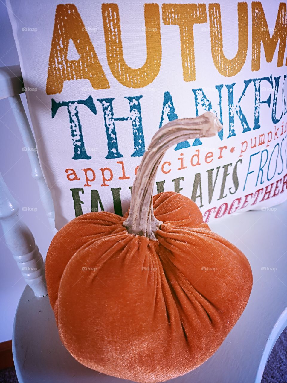 fabric pumpkin and fall pillow fall decorations