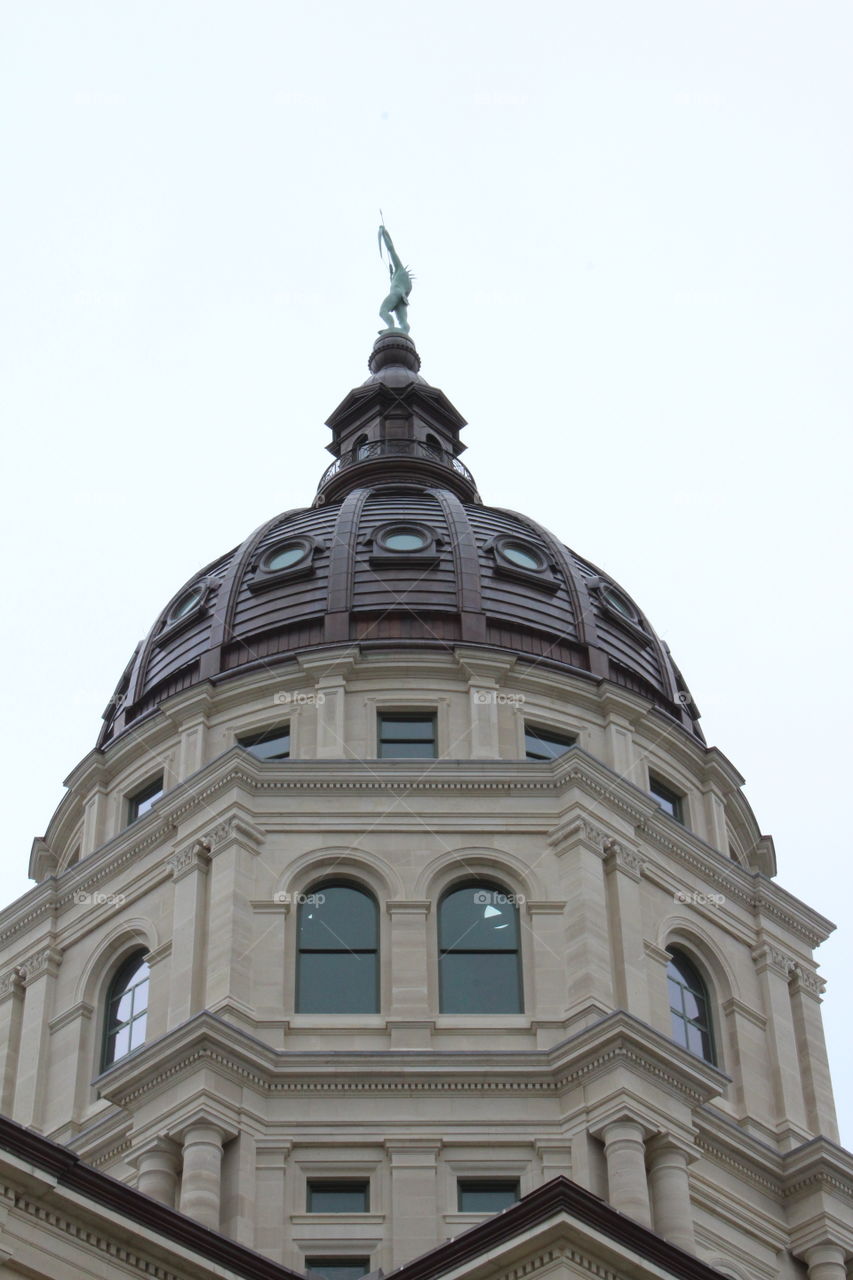 Dome at the Kansas State Capital Building 