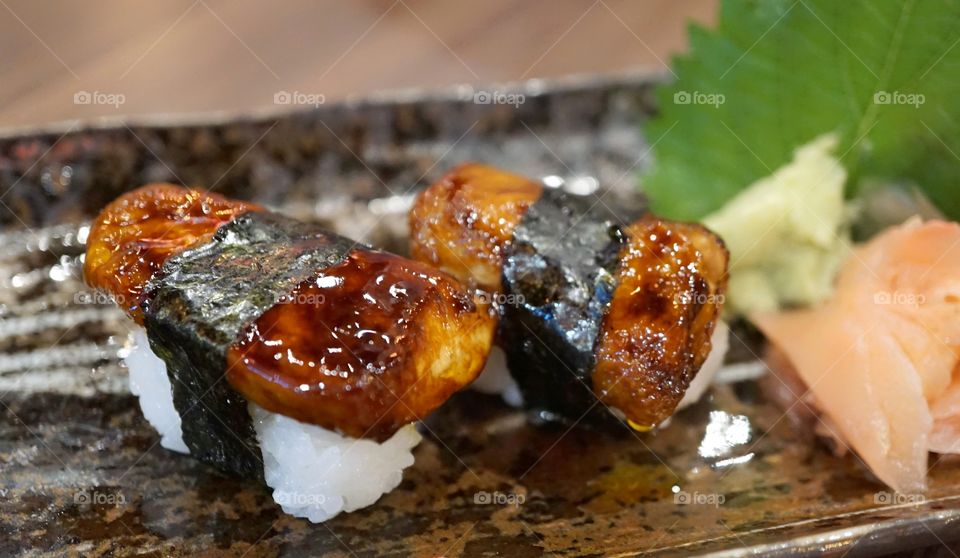 Foiegras sushi