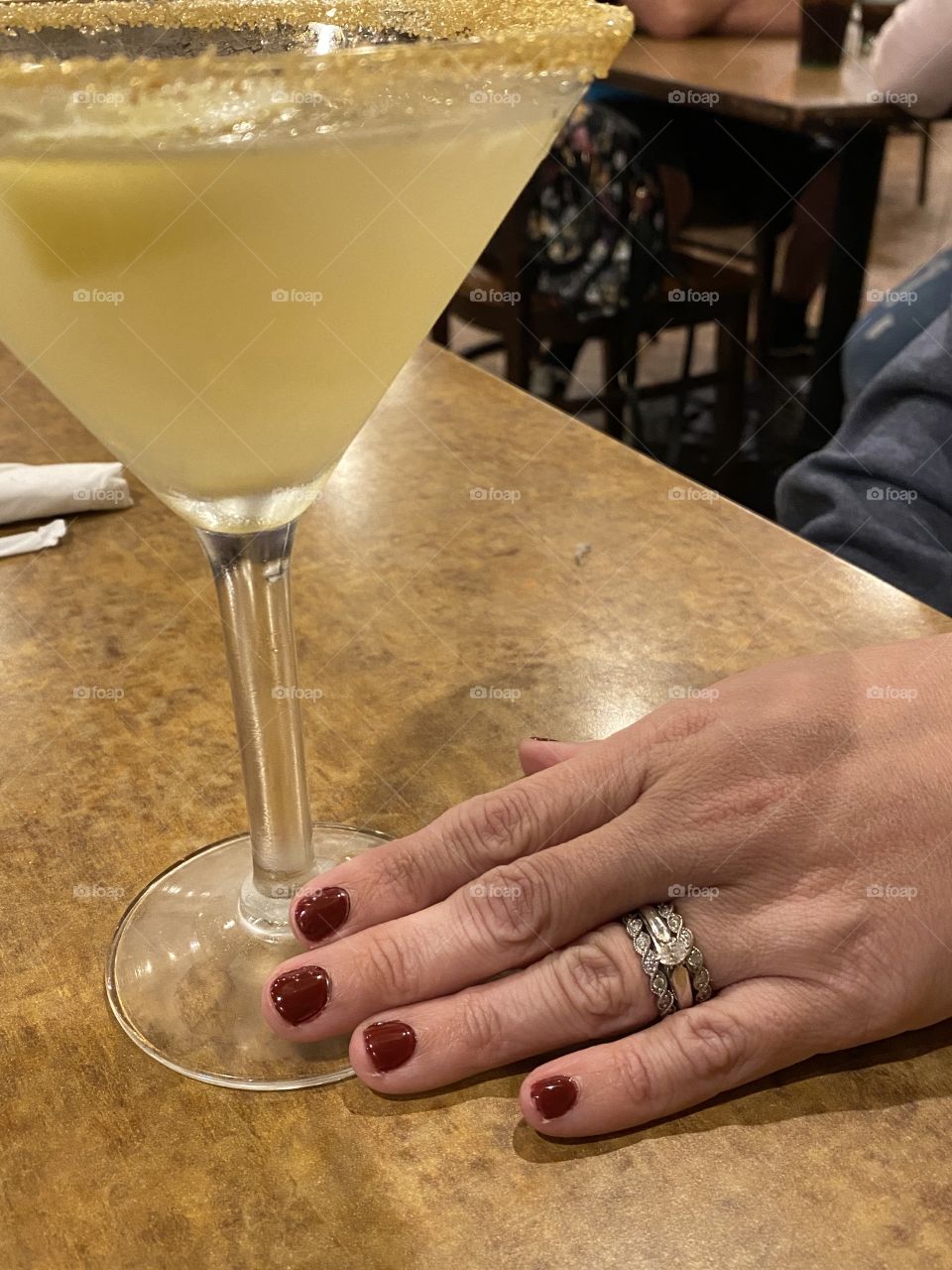 Sour martini for a sweet lady