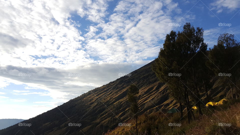 sky and mountain