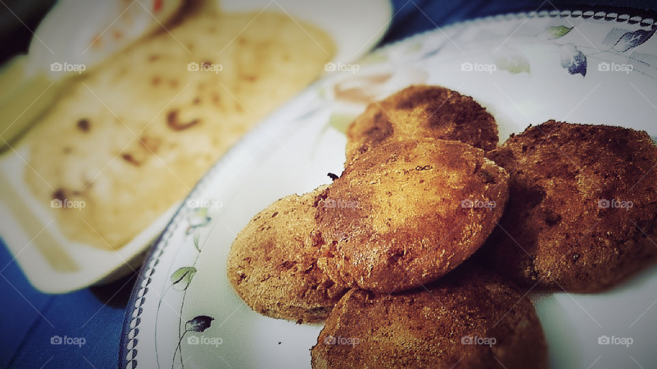 Shaami Kabab & Paratha. dinner with Kabab Paratha at my friend's home. 