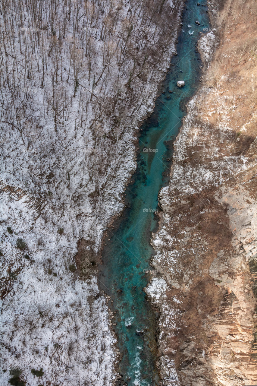 river, view from above