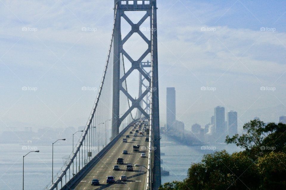 Bay bridge. San Francisco 