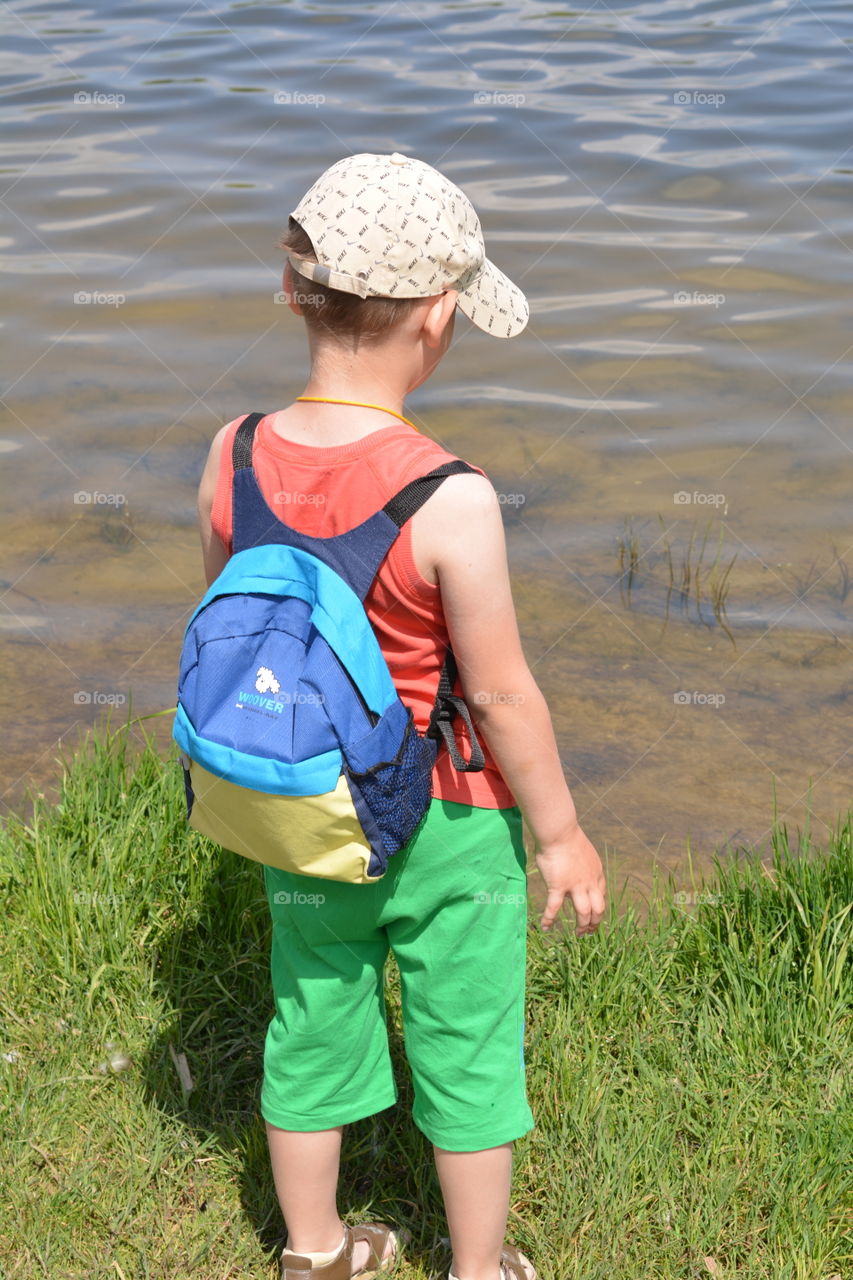 Child, Nature, Summer, Outdoors, Little