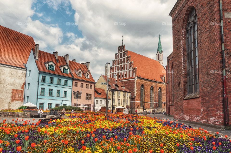 Old Riga town