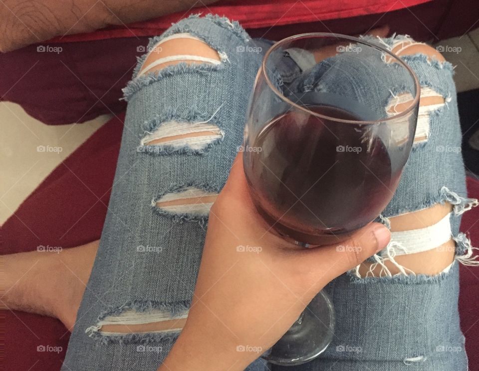 A perfect day for a glass of wine