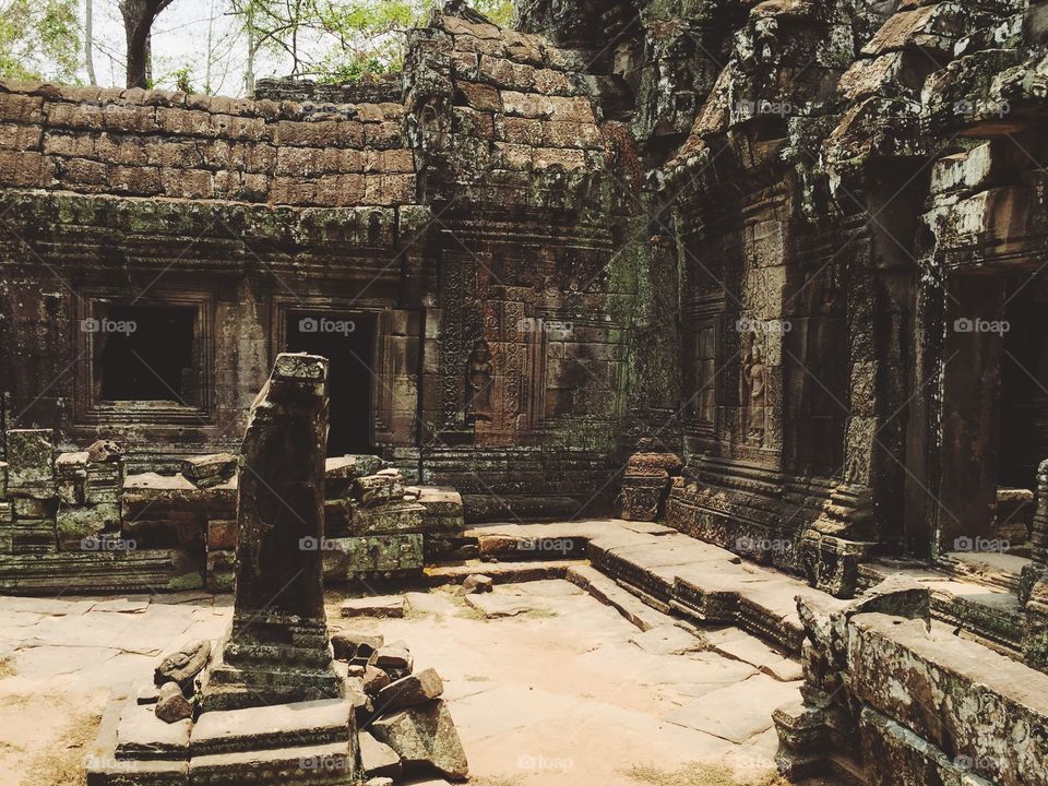 Old Temple in Cambodia.