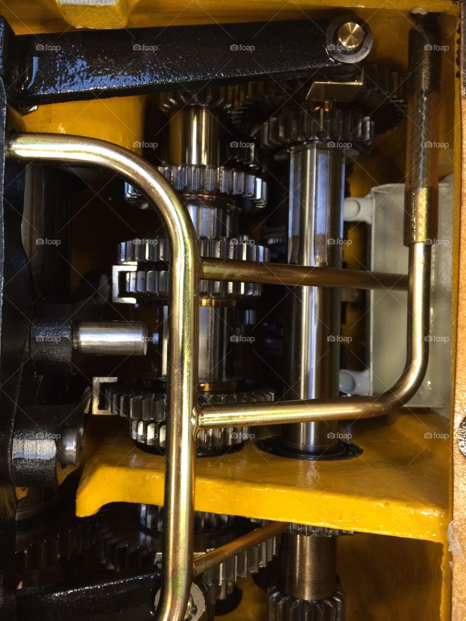 Lathe speed selector gear box