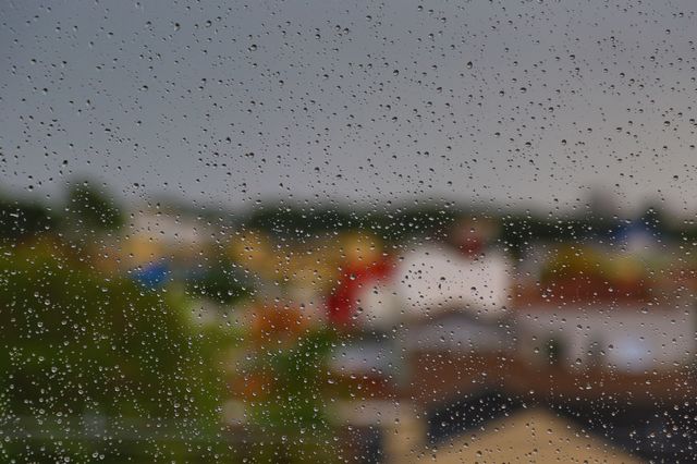 Rain in the window