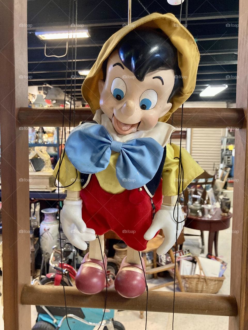 Disney Pinocchio puppet with strings 