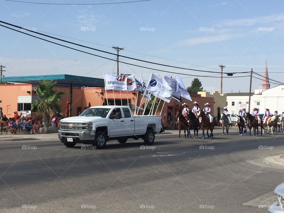 Parade in west Texas 