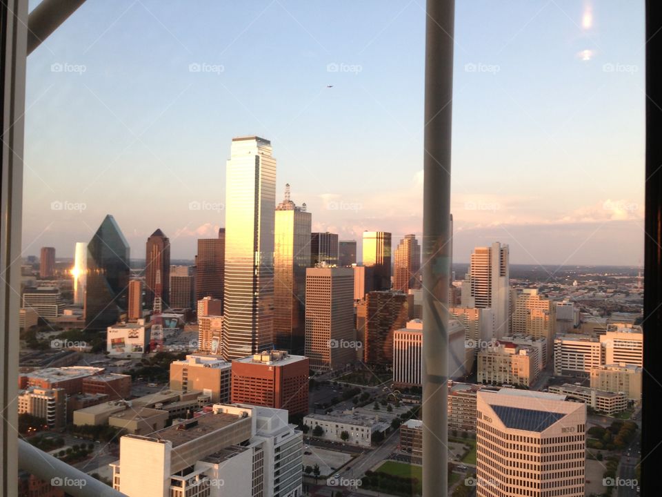 Dallas from above