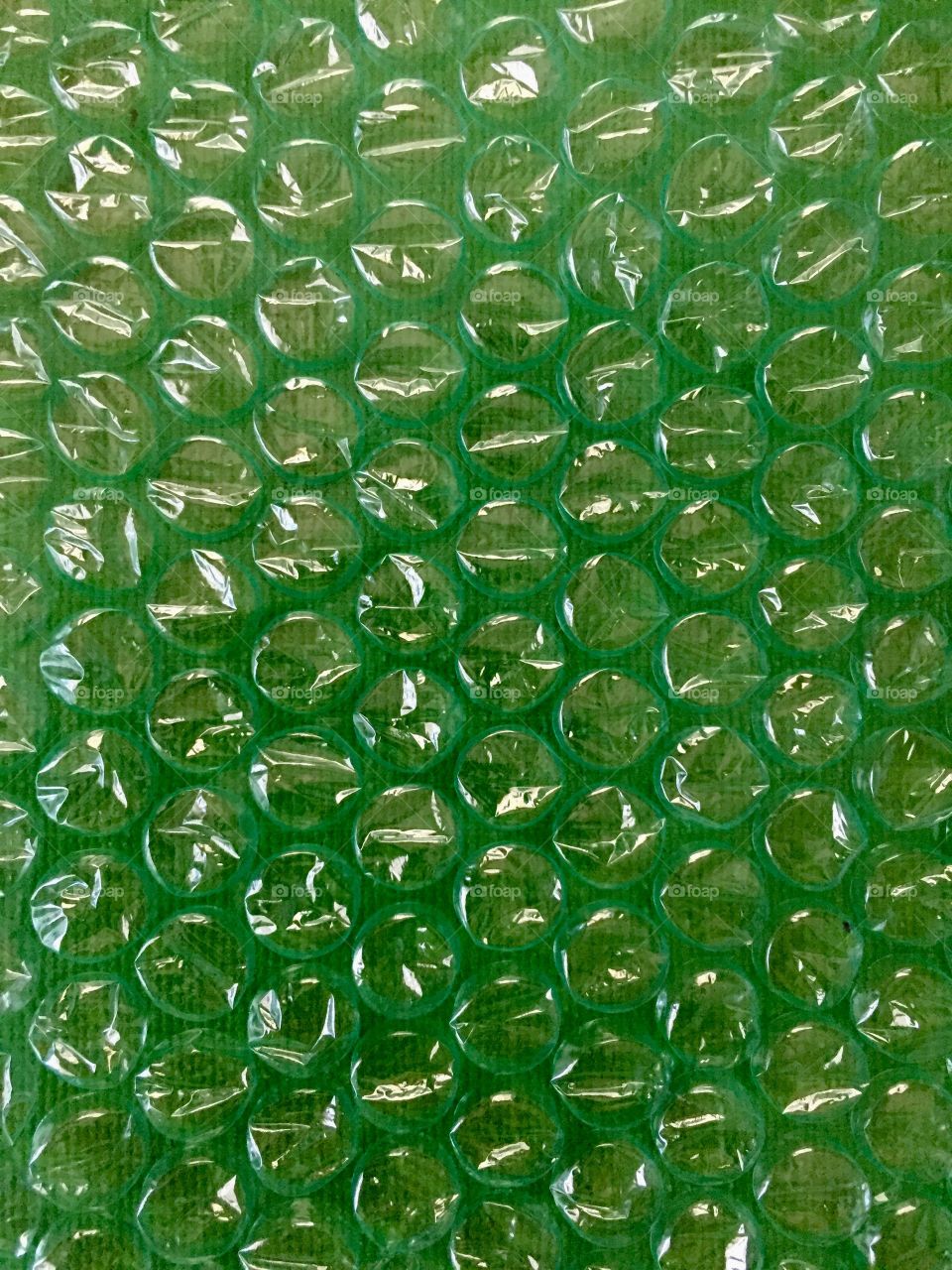 Green Color Story - bubble wrap 